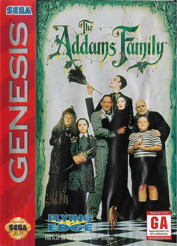 The Addams Family - Sega Genesis Game