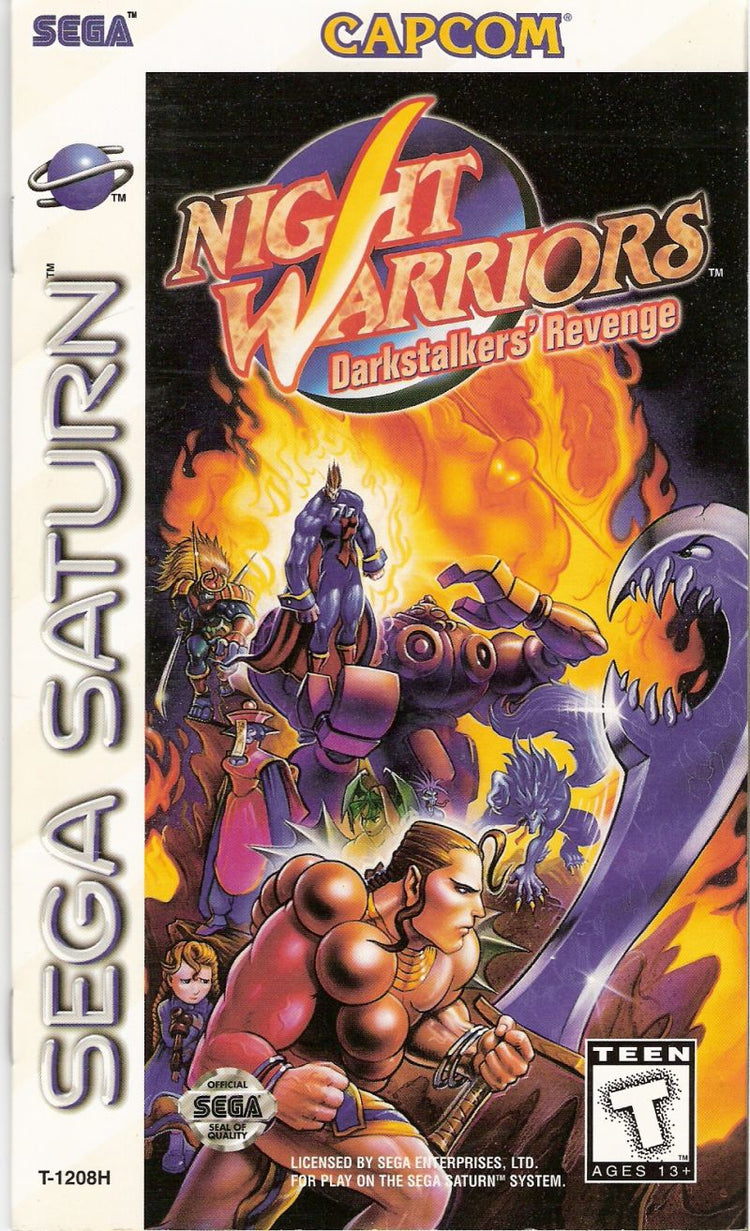 Night Warriors Darkstalkers' Revenge - Sega Saturn Game