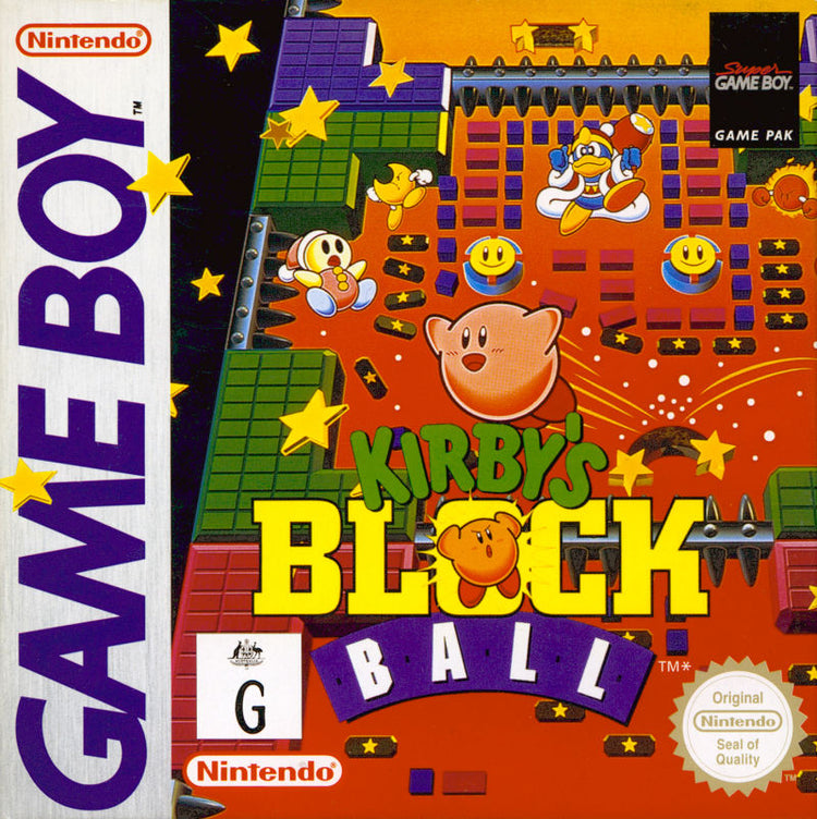 Kirby's Block Ball - Gameboy Game