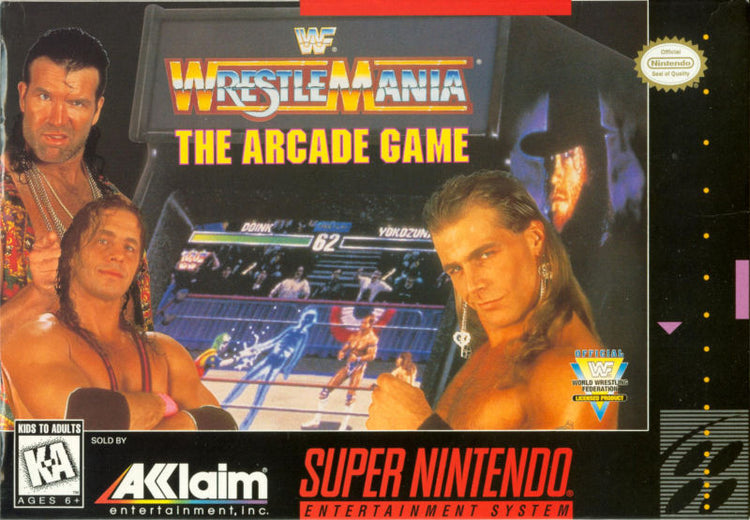 WWF Wrestlemania Arcade Game - SNES Game