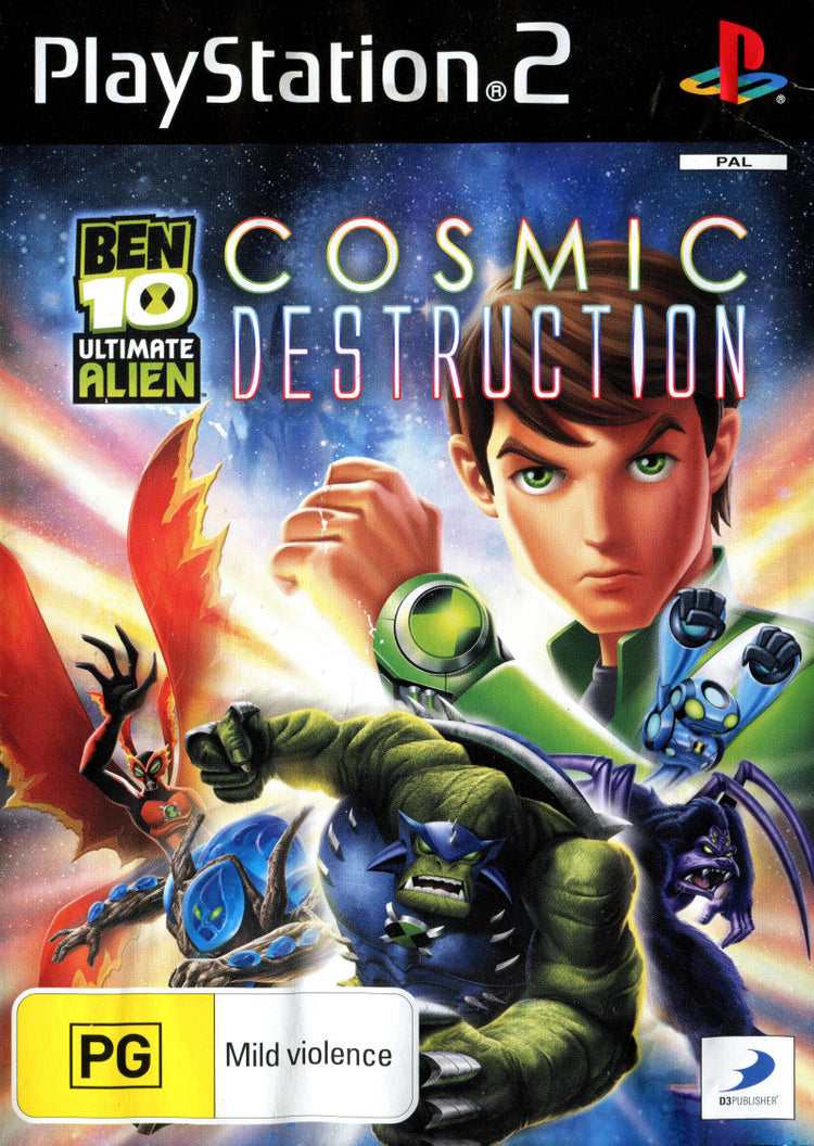 Ben 10: Ultimate Alien Cosmic Destruction - PS2 Game