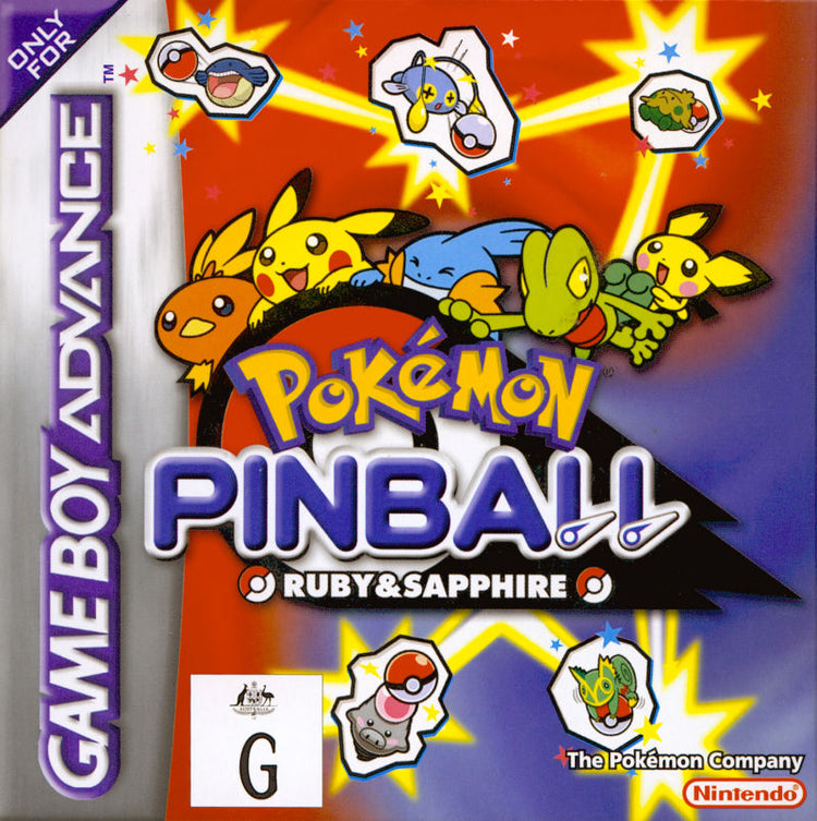 Pokemon Pinball Ruby and Sapphire - GBA Game