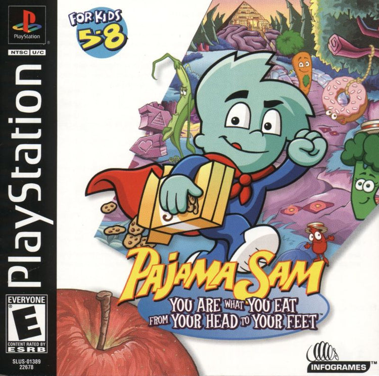Pajama Sam - PS1 Game