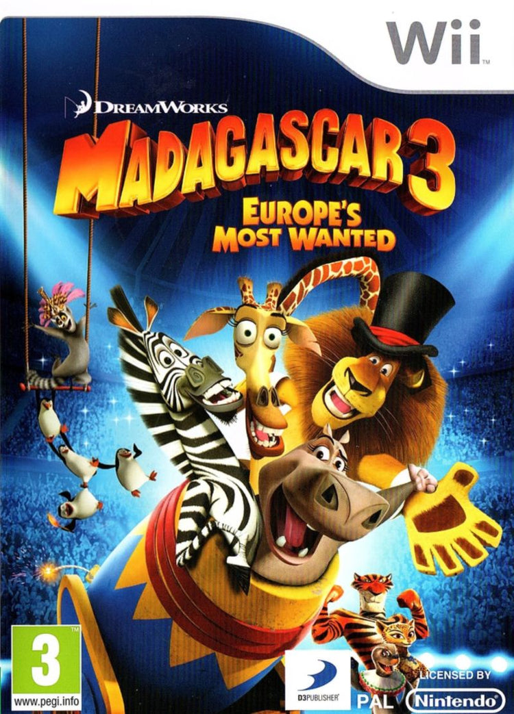 Madagascar 3 - Wii Game