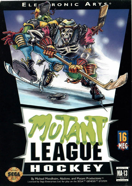Mutant League Hockey - Sega Genesis Game