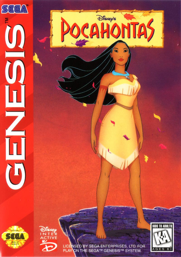 Pocahontas - Sega Genesis Game