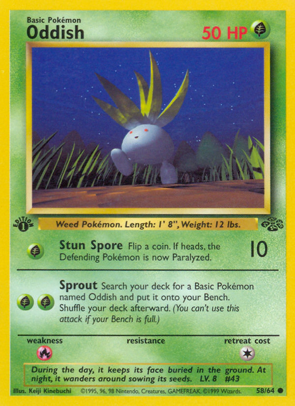 Oddish (58/64) - Jungle