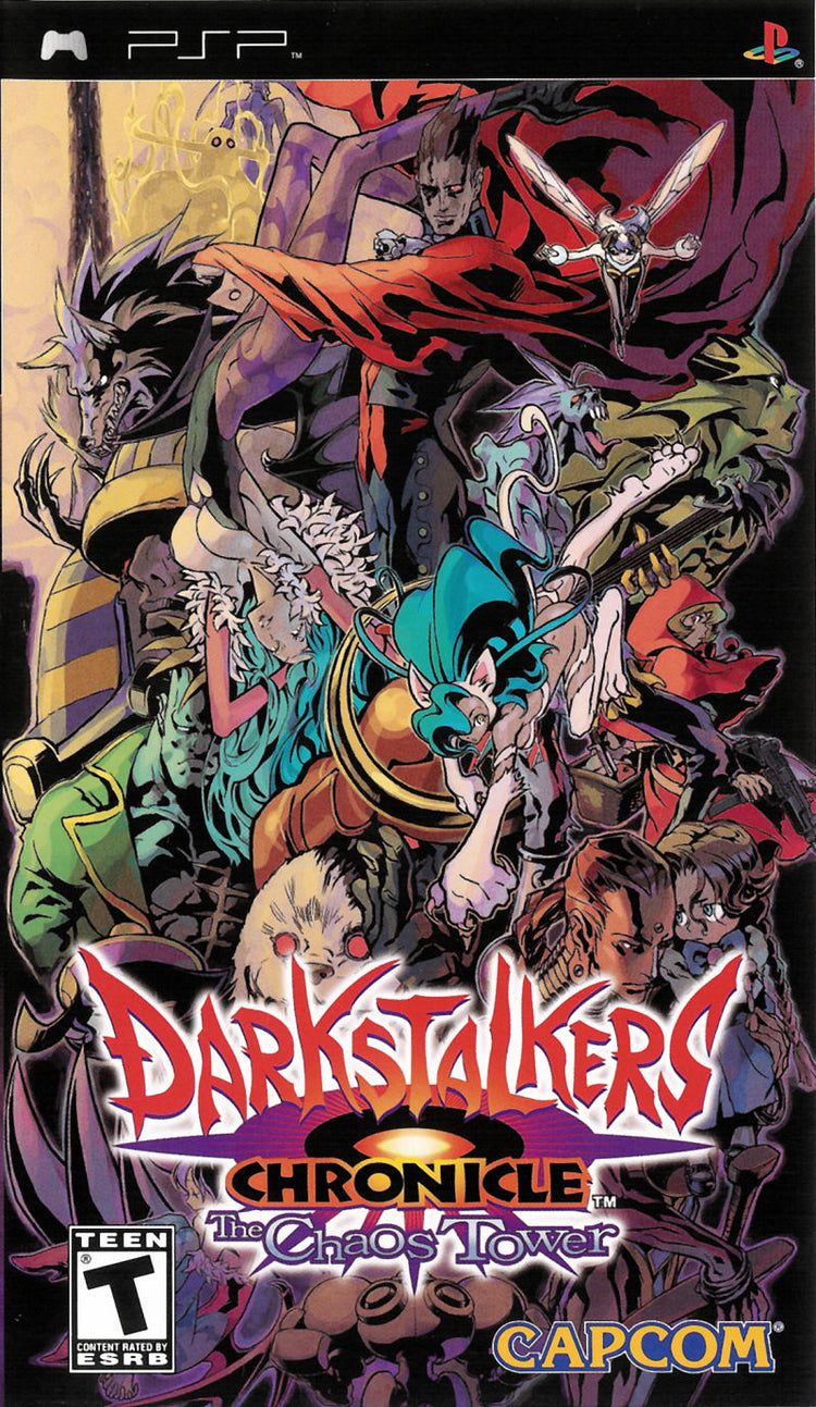 Darkstalkers Chronicle The Chaos Tower - PSP Game