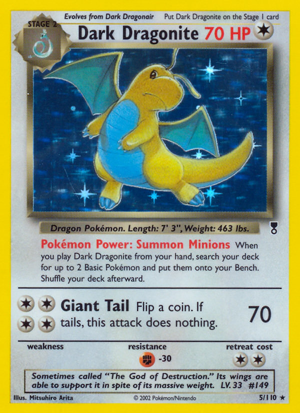 Dark Dragonite (5/110) - Legendary Collection