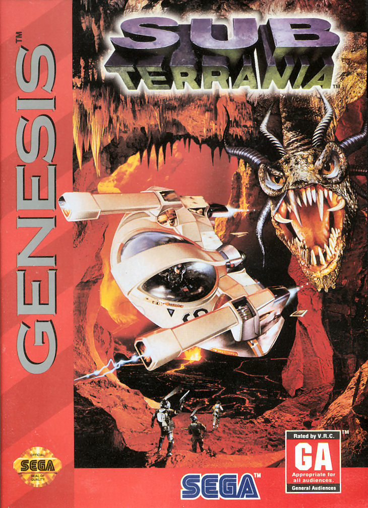 Sub Terrania - Sega Genesis Game