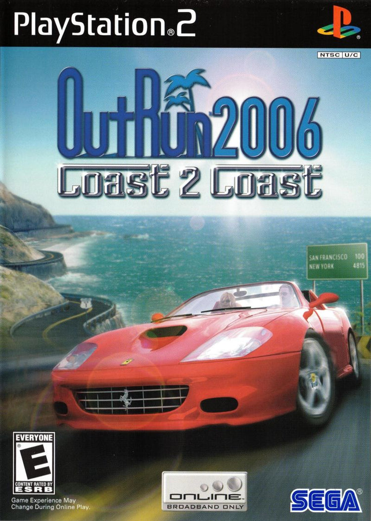 OutRun 2006 Coast 2 Coast - PS2 Game