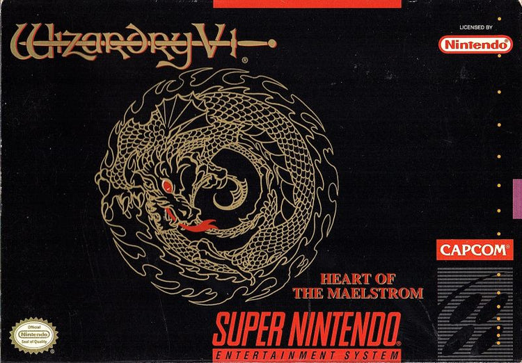 Wizardry V Heart of the Maelstrom - SNES Game
