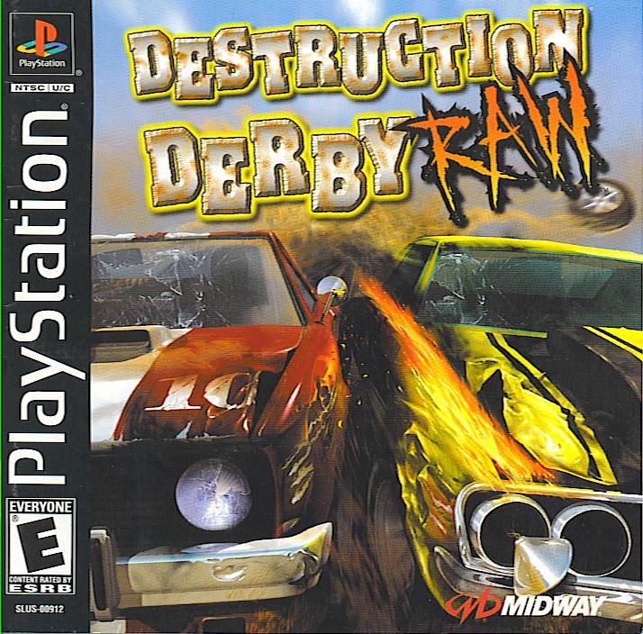 Destruction Derby Raw - PS1 Game