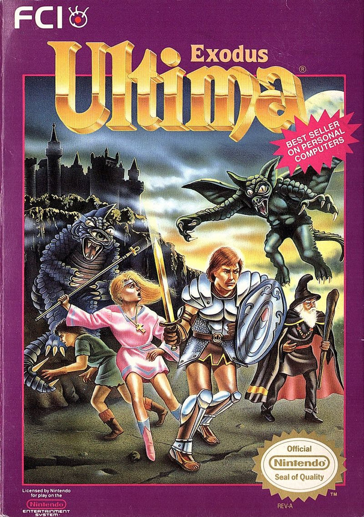 Ultima Exodus - NES Game