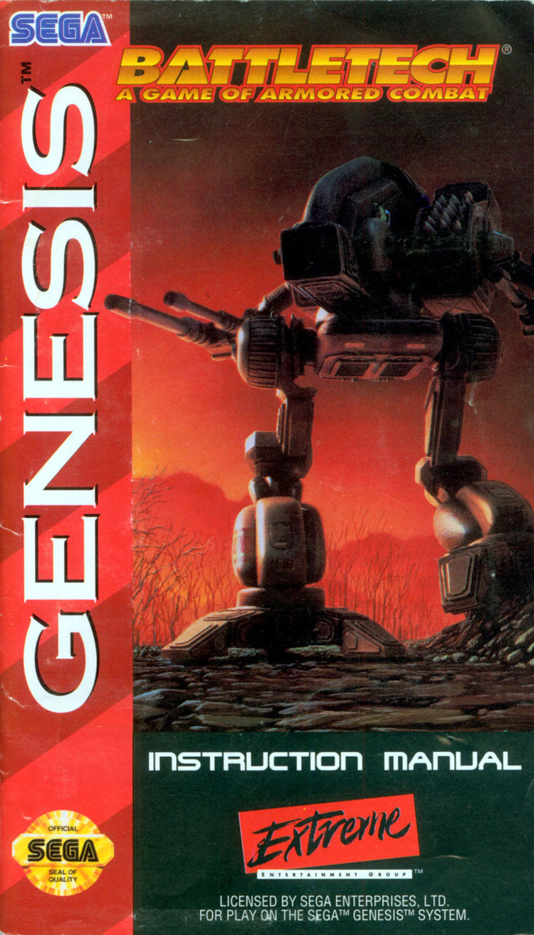Battletech - Sega Genesis Game