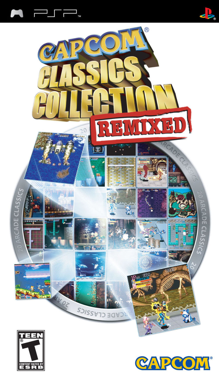 Capcom Classics Collection Remixed - PSP Game