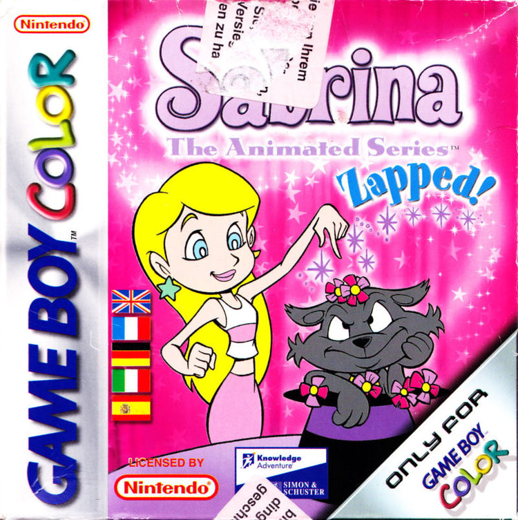 Sabrina Animated Series Zapped - Gameboy Color Game