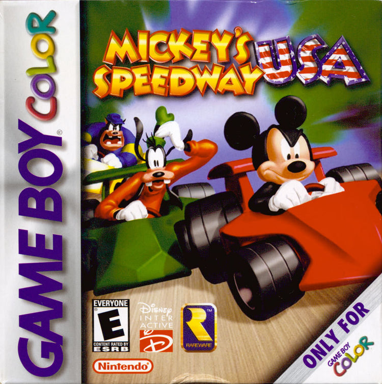 Mickey's Speedway USA - Gameboy Color Game