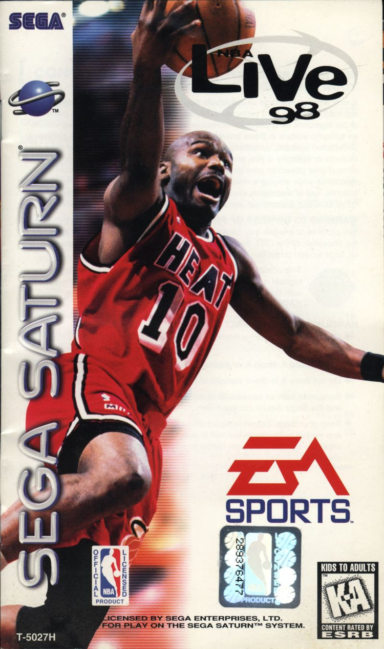 NBA Live 98 - Sega Saturn Game