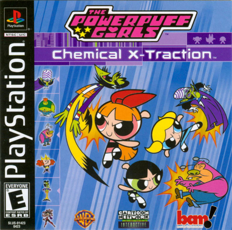 Powerpuff Girls Chemical X-Traction - PS1 Game
