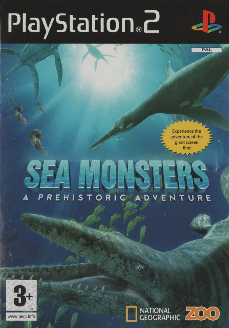 Sea Monsters Prehistoric Adventure - PS2 Game