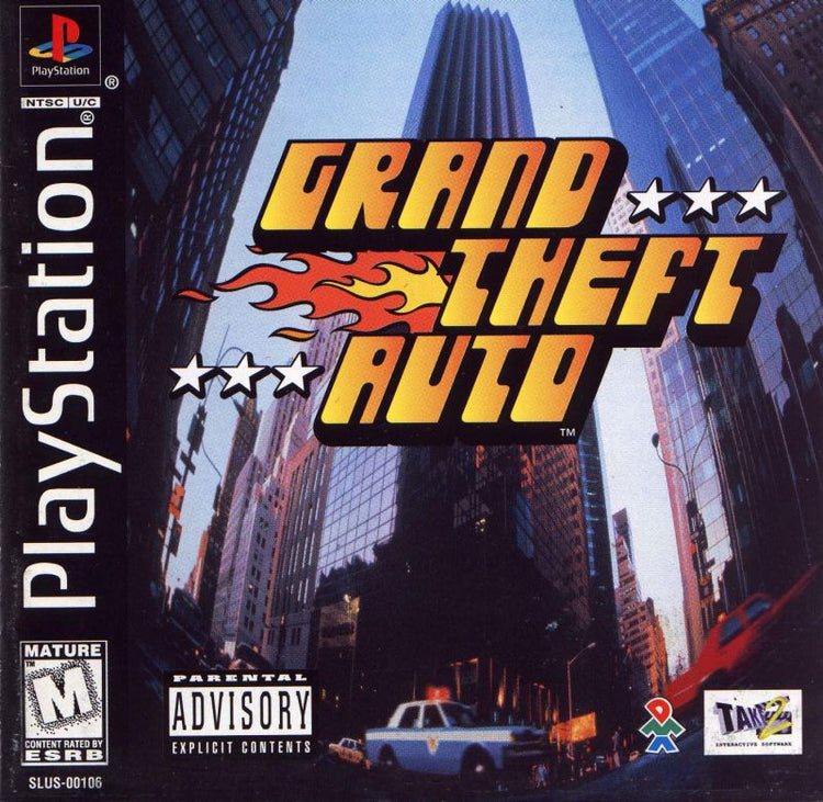 Grand Theft Auto - PS1 Game
