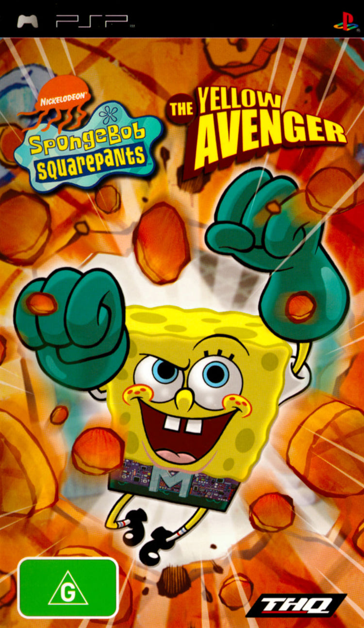 SpongeBob SquarePants The Yellow Avenger - PSP Game