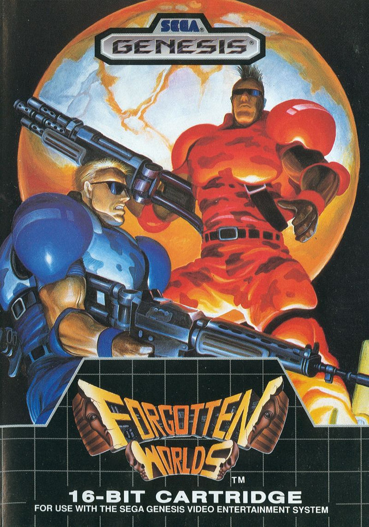 Forgotten Worlds - Sega Genesis Game