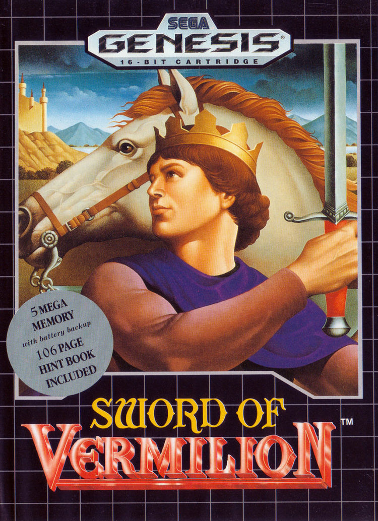 Sword of Vermilion - Sega Genesis Game