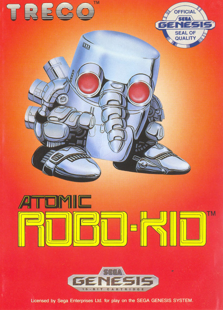 Atomic Robo-Kid - Sega Genesis Game