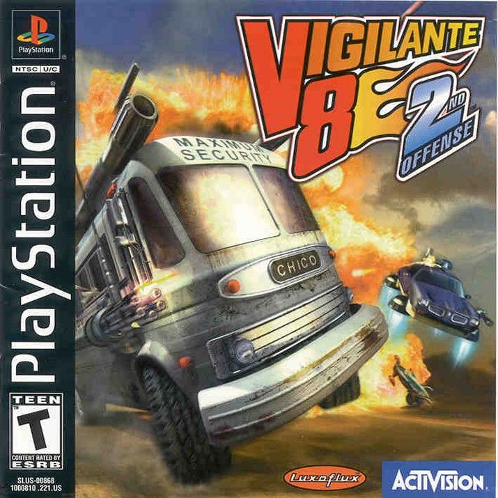 Vigilante 8 2nd Offense - PS1 Game