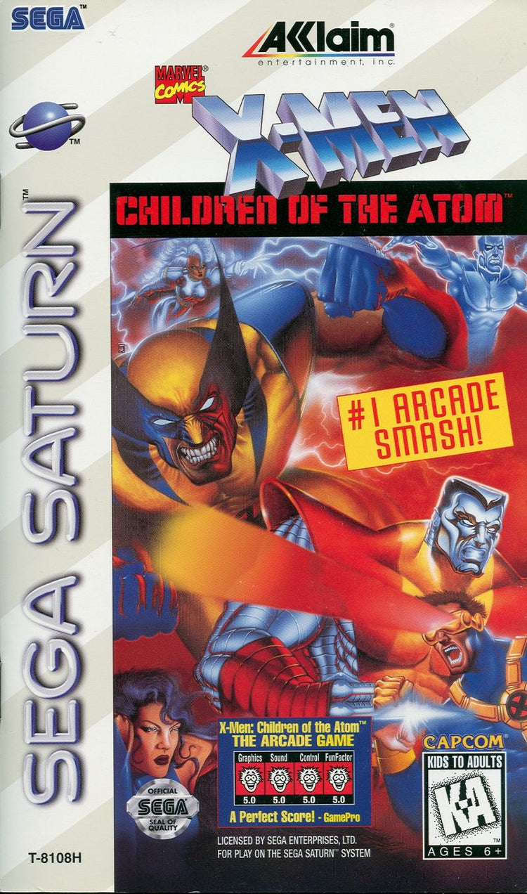 X-Men Children of the Atom - Sega Saturn Game