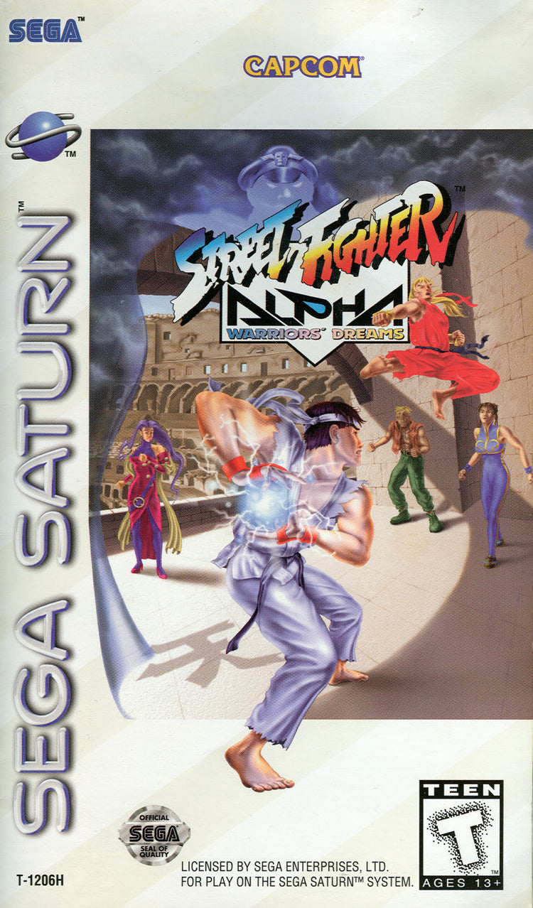 Street Fighter Alpha Warriors' Dreams - Sega Saturn Game