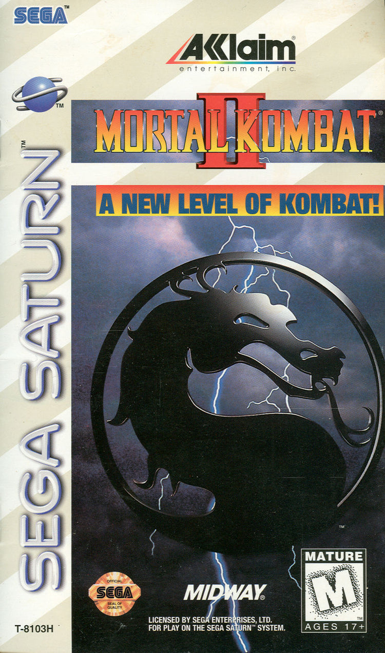 Mortal Kombat II - Sega Saturn Game
