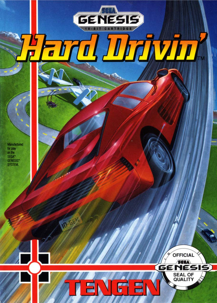 Race Drivin - Sega Genesis Game