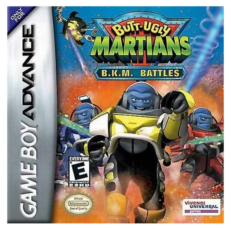 Butt Ugly Martians BKM Battles - GBA Game