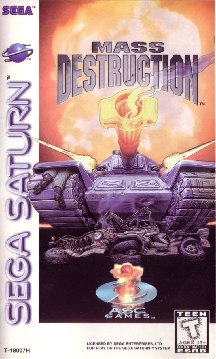 Mass Destruction - Sega Saturn Game