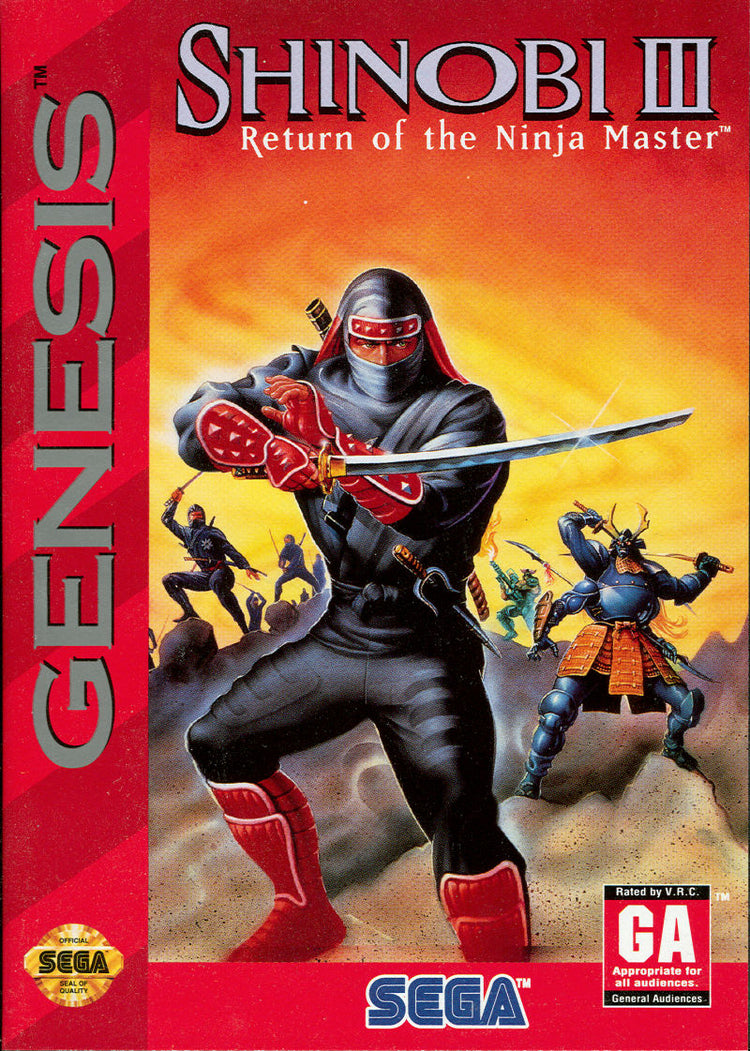Shinobi III Return of the Ninja Master - Sega Genesis Game