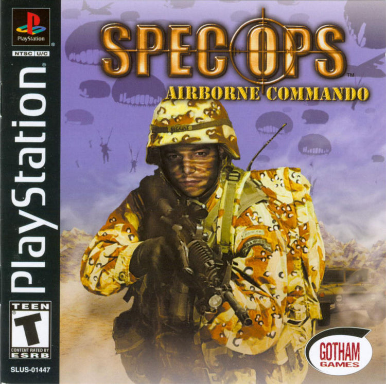 Spec Ops Airborne Commando - PS1 Game