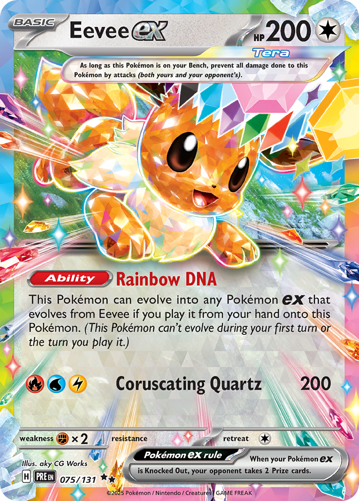 Eevee ex (75/131) - Prismatic Evolutions