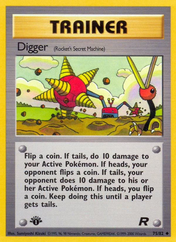 Digger (75/82) - Team Rocket