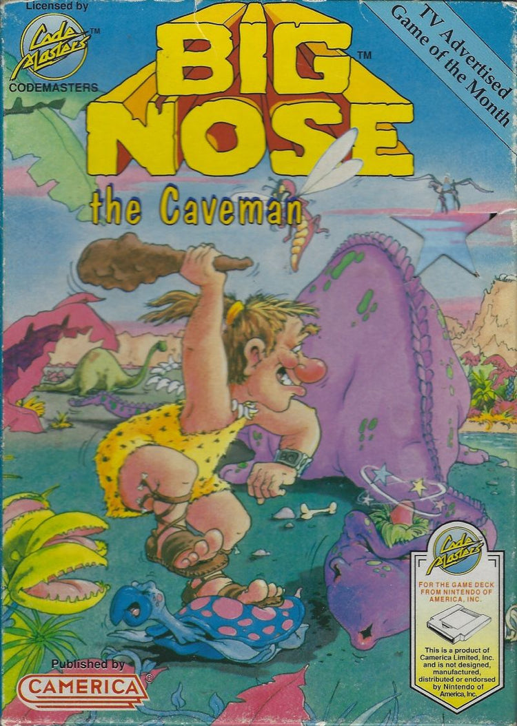 Big Nose the Caveman - NES Game