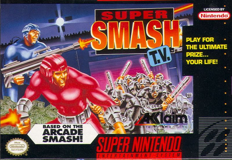 Super Smash TV - SNES Game