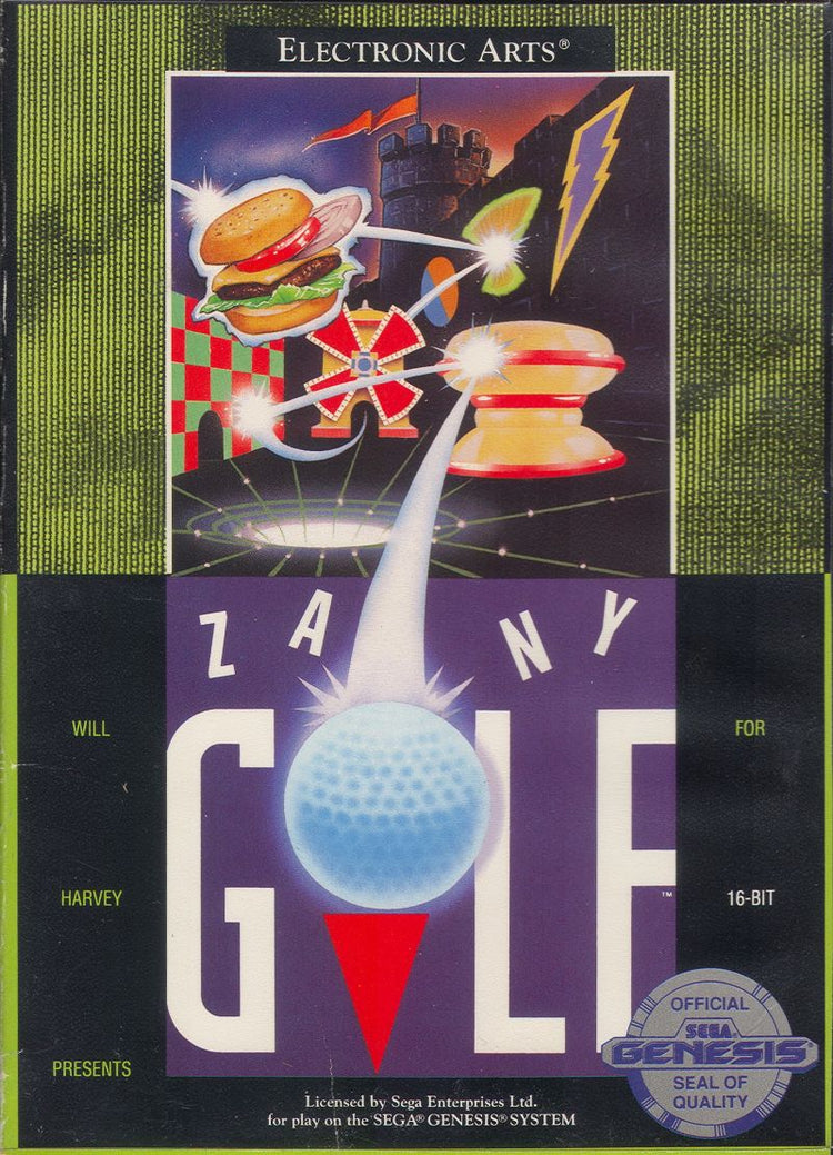 Zany Golf - Sega Genesis Game