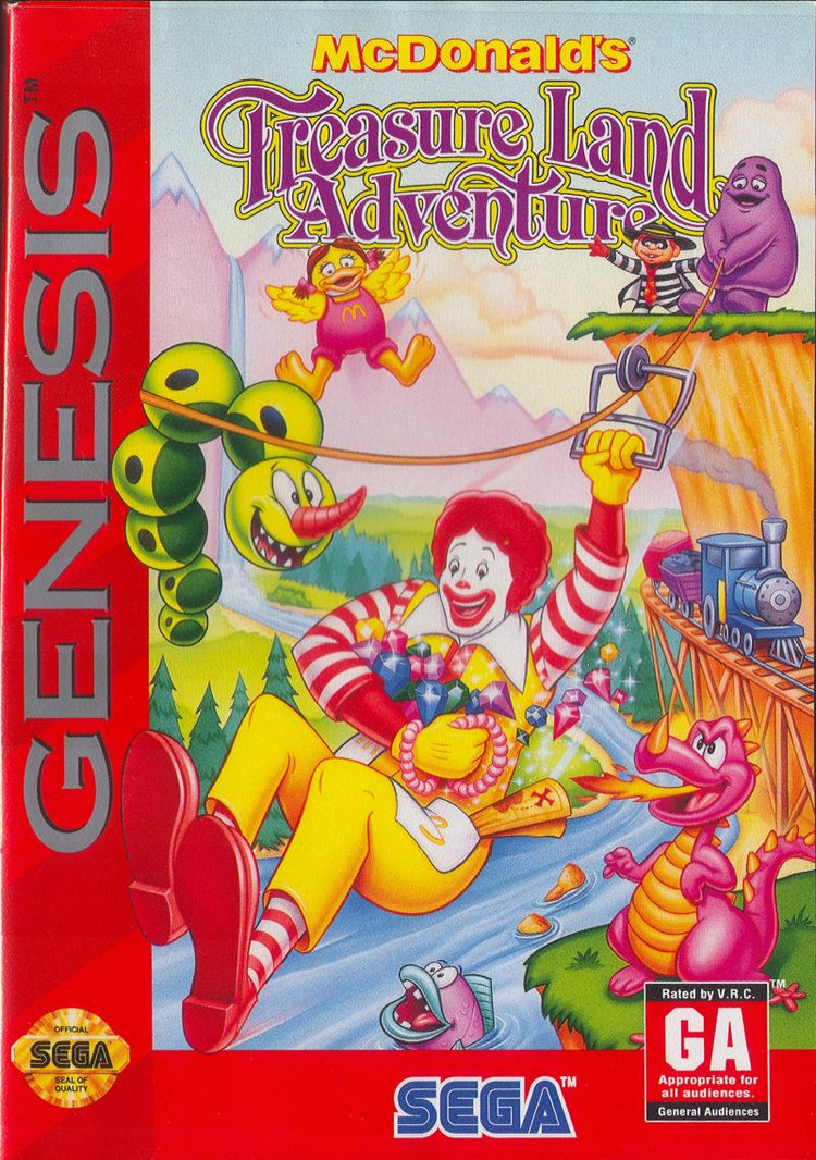 McDonald's Treasureland Adventure - Sega Genesis Game