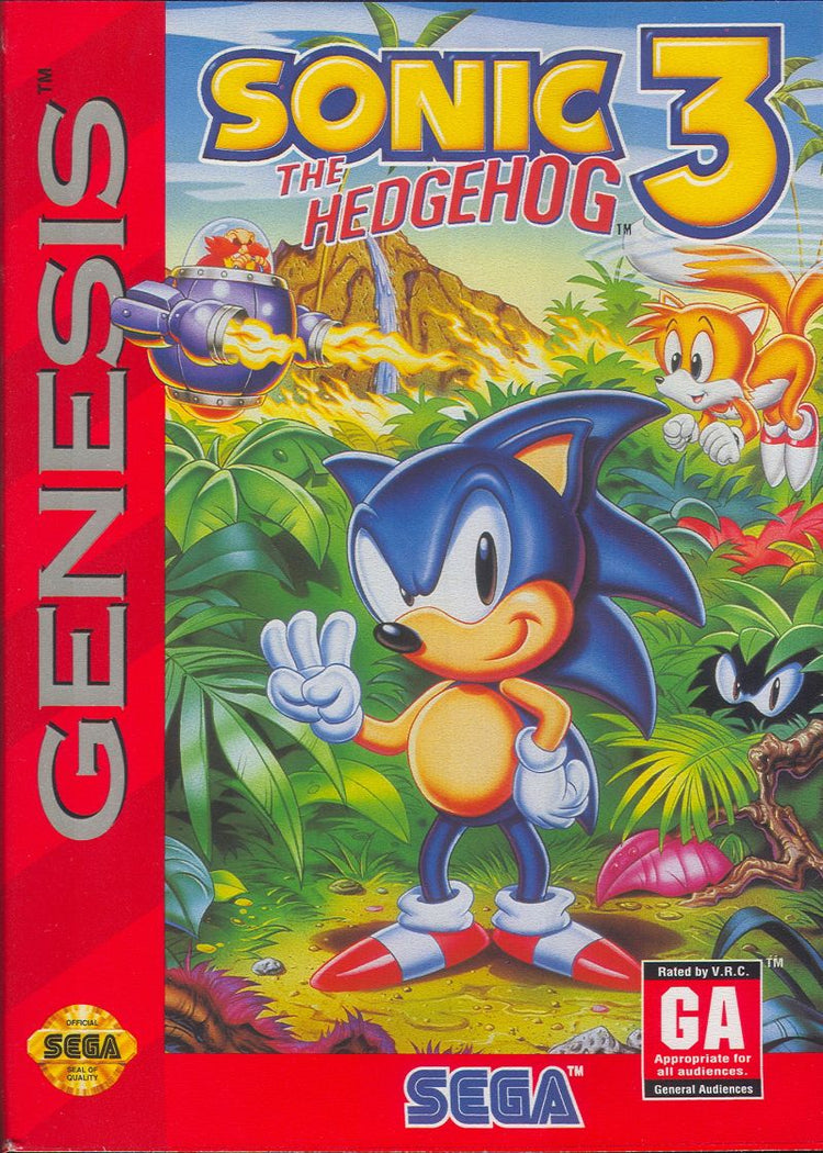 Sonic the Hedgehog 3 - Sega Genesis Game