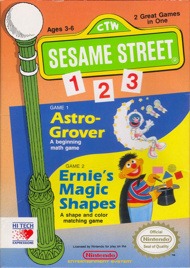 Sesame Street 123 - NES Game