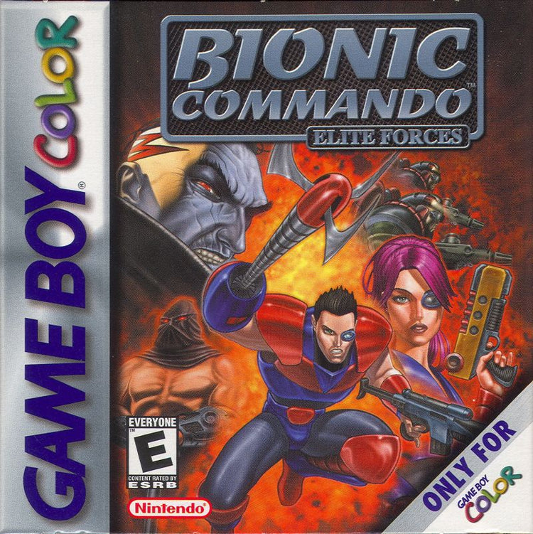 Bionic Commando Elite Forces - Gameboy Color Game