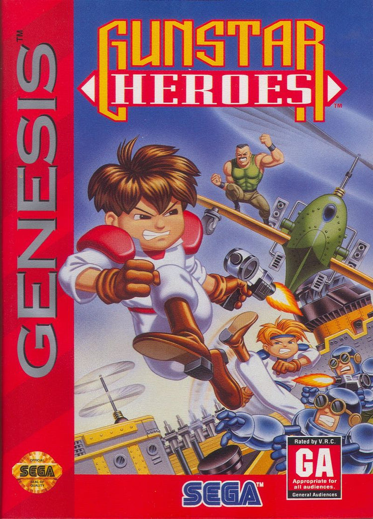 Gunstar Heroes - Sega Genesis Game