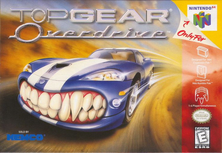 Top Gear Overdrive - Nintendo 64 Game